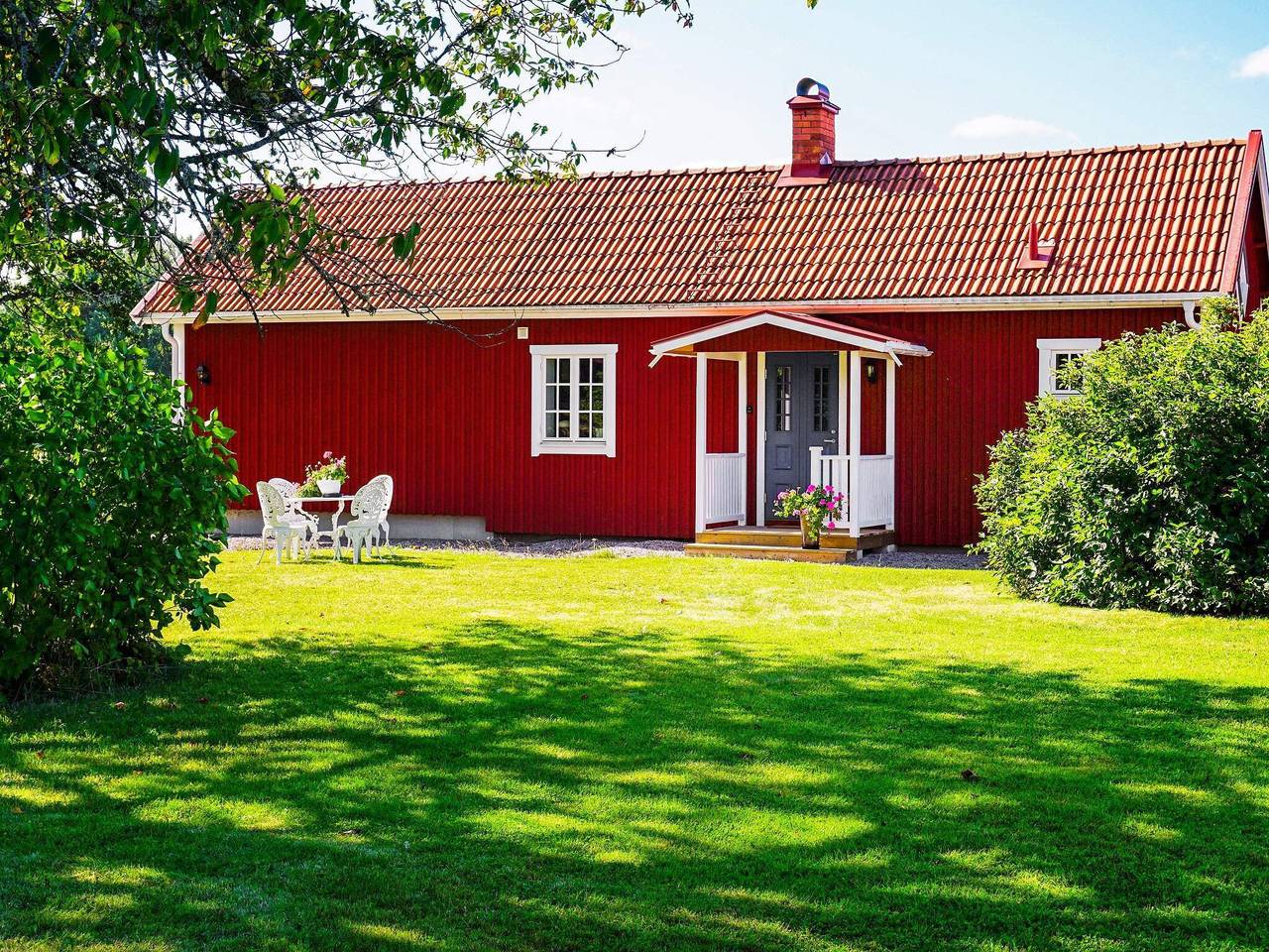 Hus för 3 Personer, med trädgård och sjöutsikt, barnvänlig