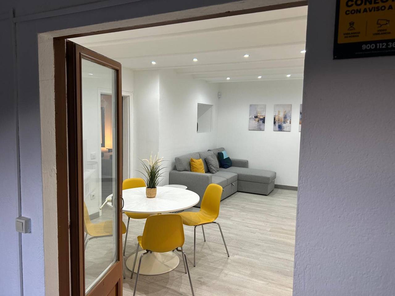 Apartamento entero, Apartamento 'Cal Botey' con vistas a la montaña, Wi-Fi y aire acondicionado in Ripoll, Pirineo Catalan