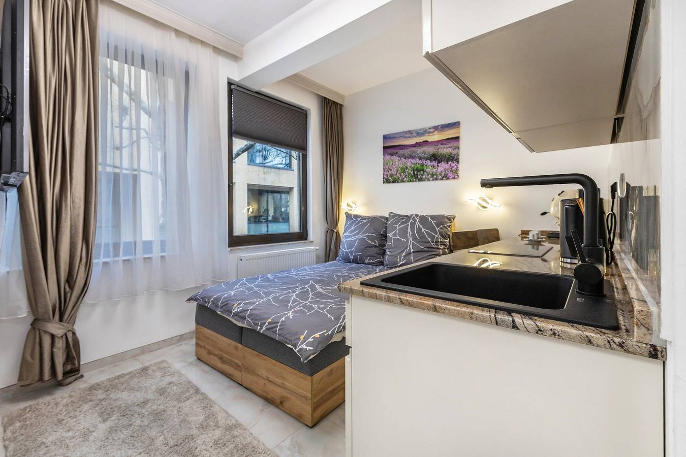 Apartamento entero, Apartamento 'Deluxe 1og' con Wi-Fi y aire acondicionado in Bonn, Renania