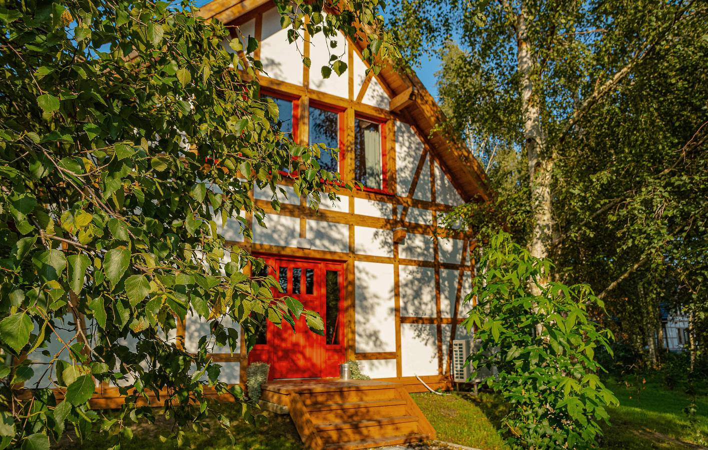 Ferienhaus für 5 Personen mit Terrasse in Rowy, Garder See (Polen)