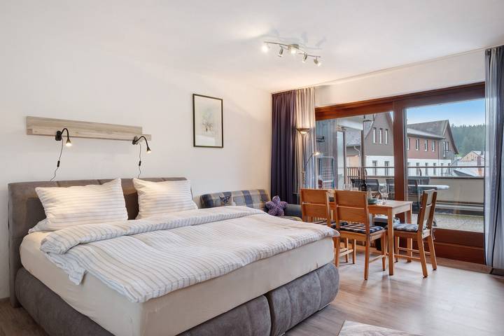 Studio für 3 Personen, mit Sauna und Balkon - 1