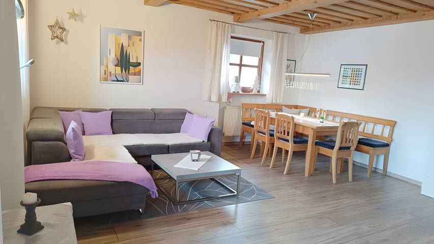 Ferienwohnung für 4 Personen, mit Garten und Sauna