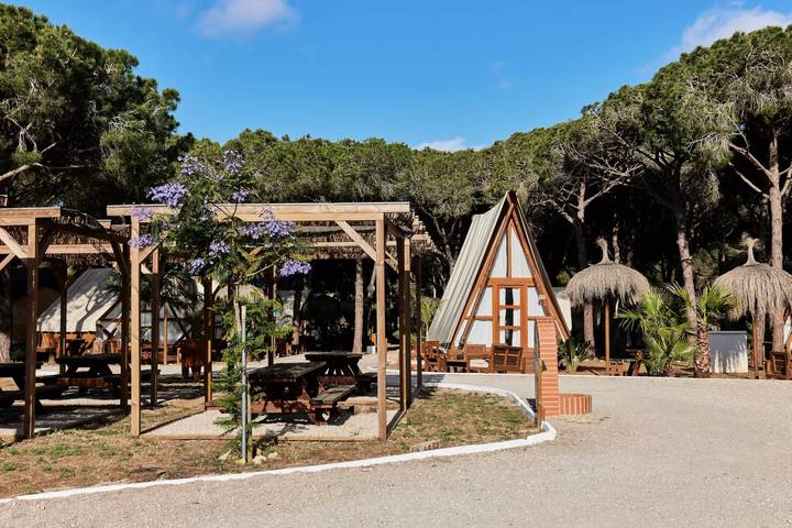 Camping para 2 personas, con Terraza y Vistas en Costa de la Luz