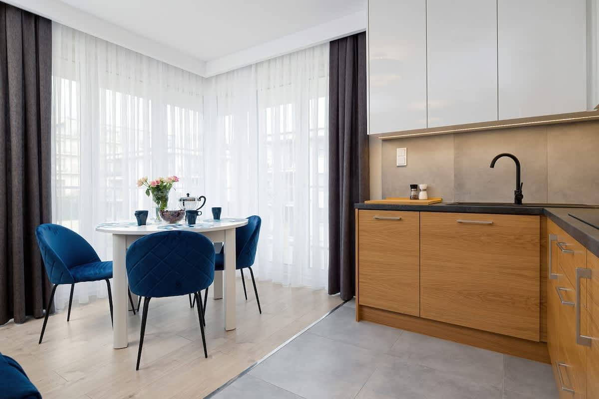 Cały apartament, Apartment with Balcony | Pool, Gym, 100 m to the Beach in Rewal, Powiat gryficki