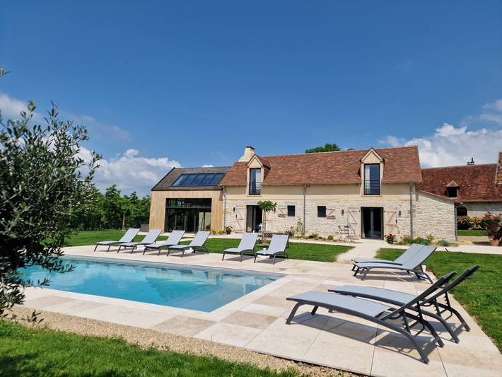 Cottage pour 2 personnes, avec jardin et piscine dans Saint-Michel-de-Bannières