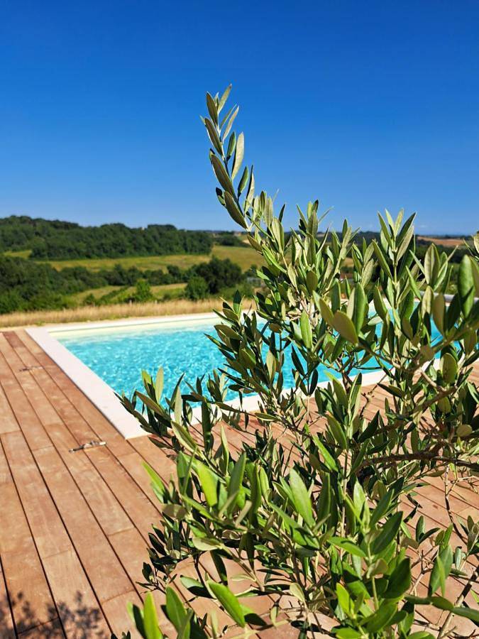 Location de vacances pour 4 personnes, avec jardin ainsi que vue et piscine à Beaumarchés - 2