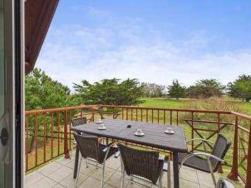 Gîte pour 6 personnes, avec balcon et vue dans Golf Club des Sables d'Or