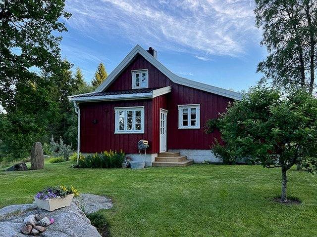 Ferienhaus mit schöner Aussicht und eigener Sauna in Vennesla
