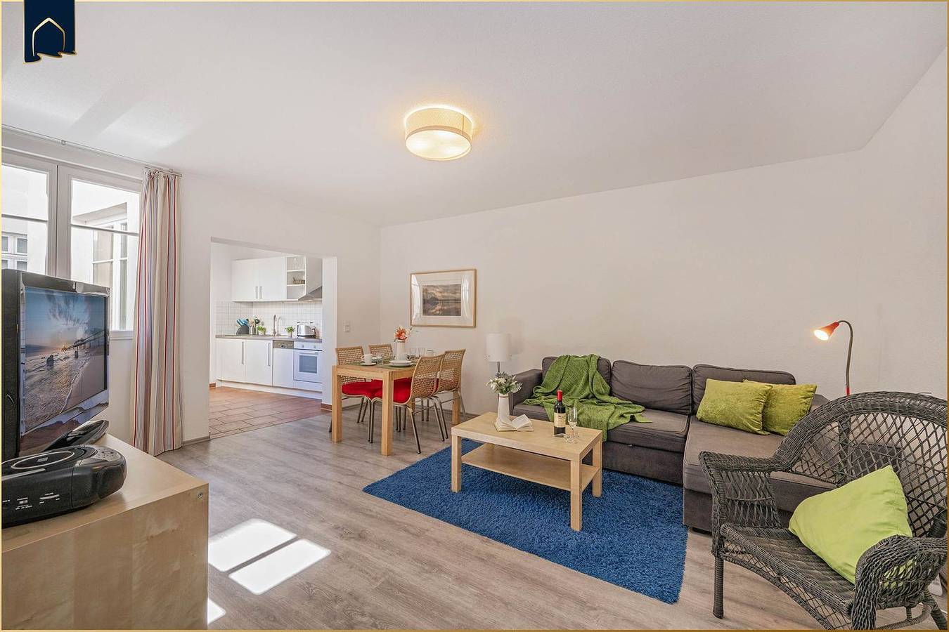 Apartamento entero, Moderne Ferienwohnung mit Terrasse, nur 400 m bis zum Ostseestrand in Drei Kaiserbäder, Heringsdorf