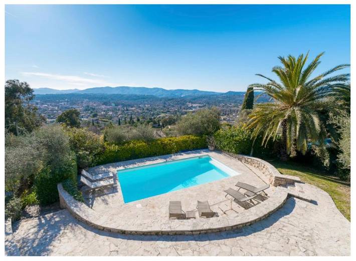 Location de vacances pour 13 personnes, avec jardin ainsi que vue et piscine à Mouans-Sartoux - 4