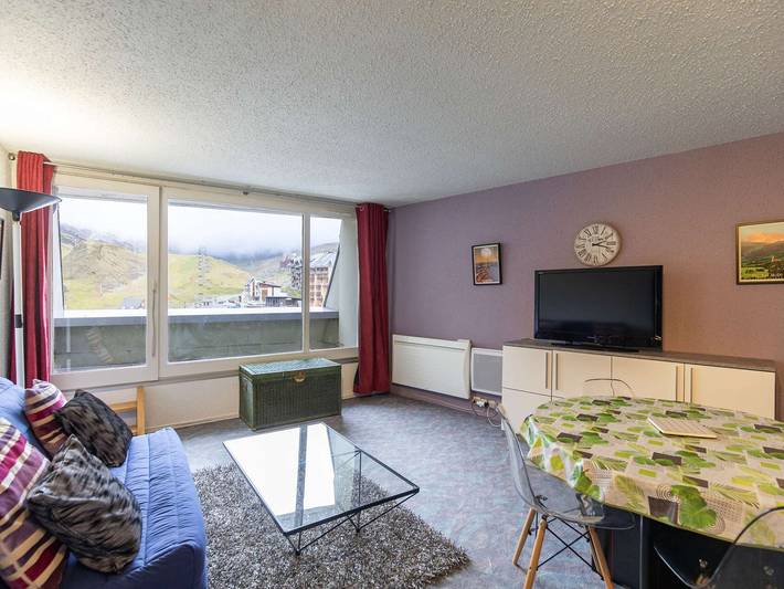 Gîte pour 6 personnes, avec Balcon dans La Mongie - 2