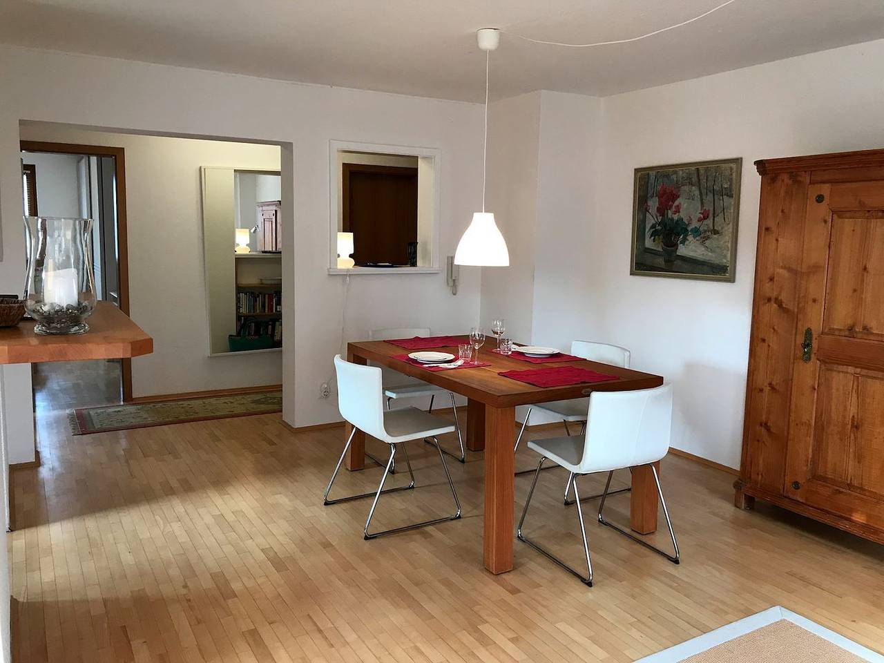 Ganze Wohnung, Ferienwohnung Im schönen Dorf - idyllische Lage mit Terrasse und Garten in Bodolz, Bayerisch Schwaben