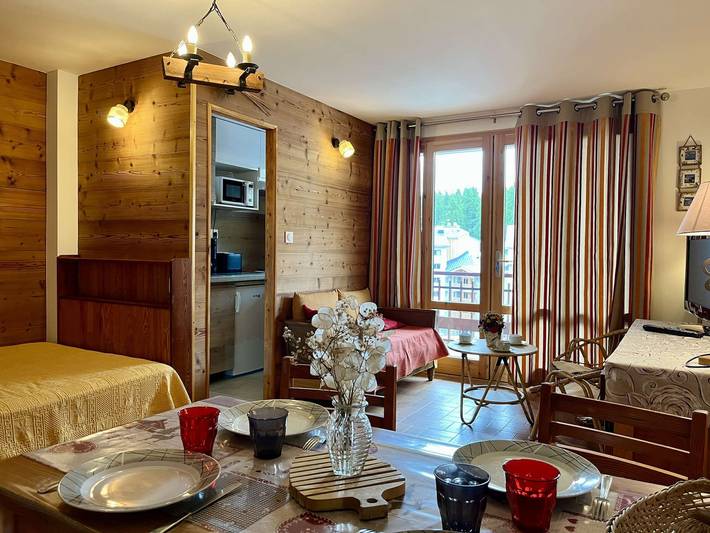 Appartement de vacances pour 4 personnes, avec balcon à Vars