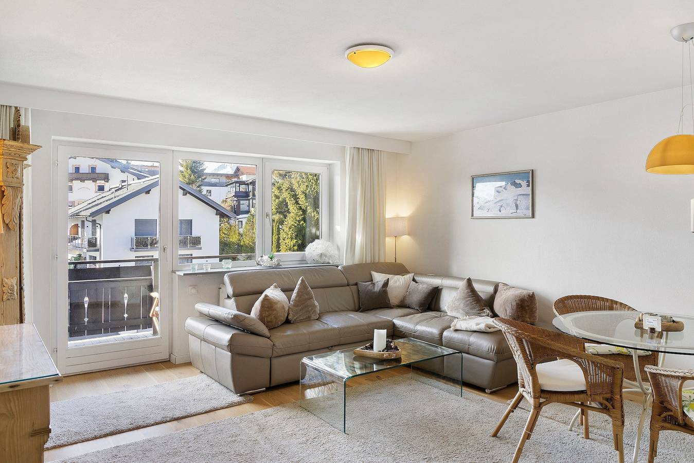 Apartamento entero, Apartamento 'Haus Excelsior Top 32' con vistas a la montaña, balcón y Wi-Fi in Seefeld in Tirol, Distrito de Innsbruck-Land