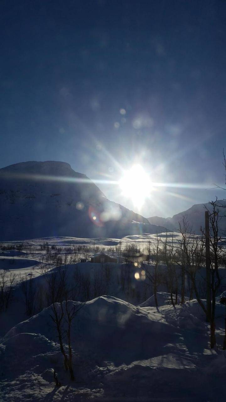 Katterjokk Turiststation in Kiruna, Laponie (Suède)