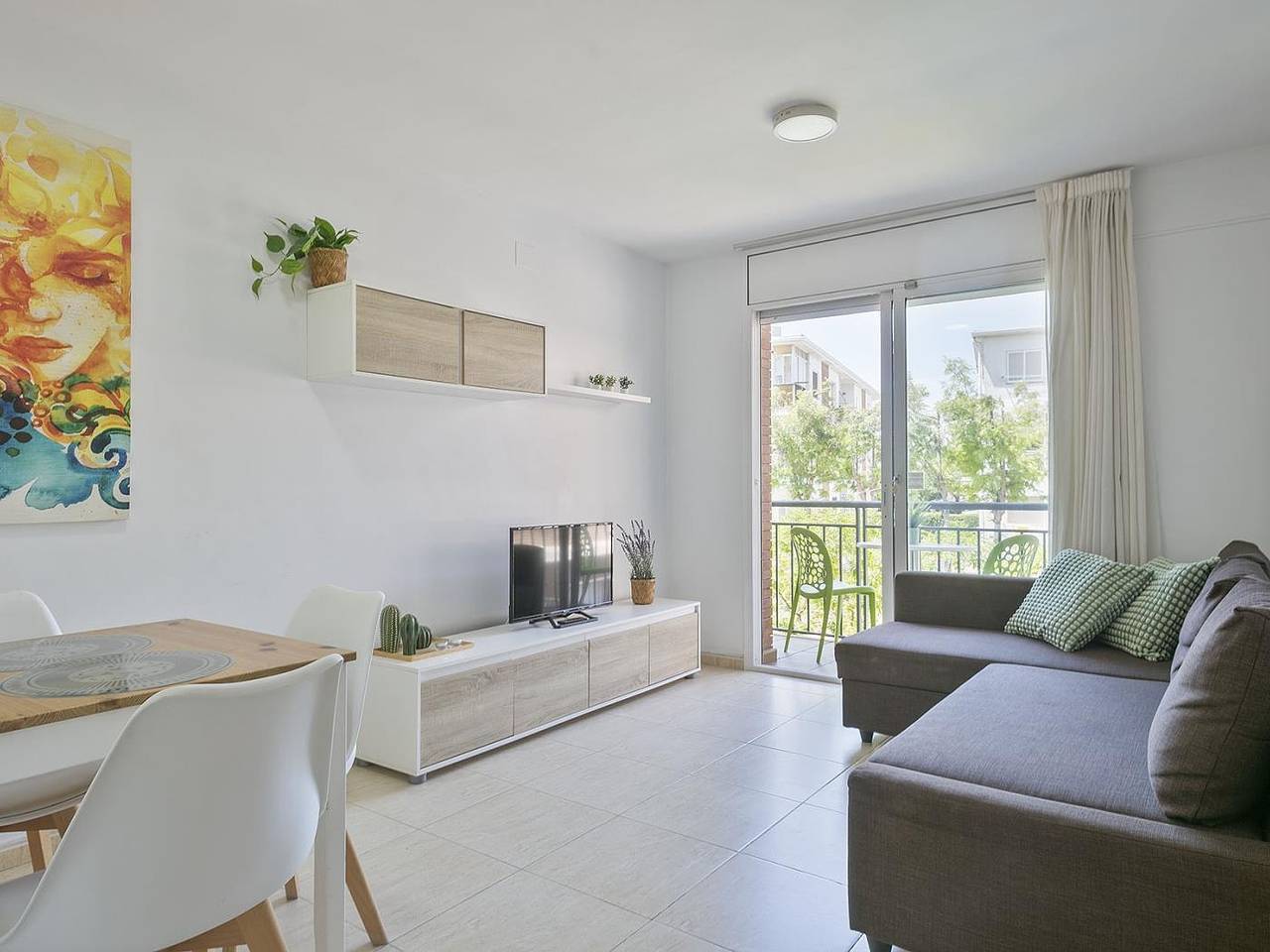 Ganze Ferienwohnung, Ferienwohnung für 3 Personen mit Balkon/Terrasse in Castelldefels, Baix Llobregat