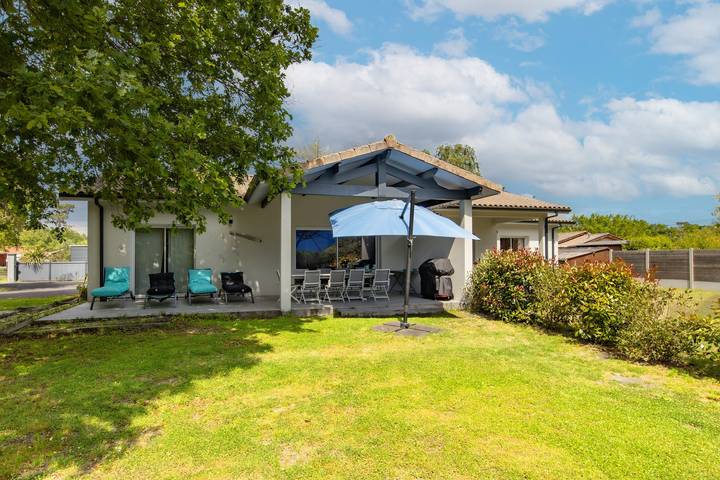 Maison de vacances pour 6 personnes, avec Balcon en Gironde