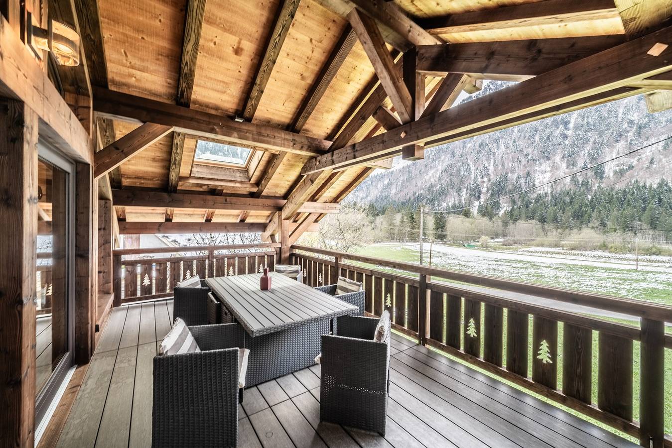 Chalet 'Le Ber Abbay' mit Bergblick, privater Terrasse und Wlan in Abondance, Les Portes du Soleil