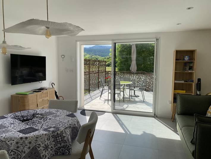 Appartement de vacances pour 2 personnes, avec jardin et terrasse