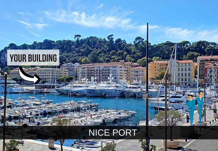 Gîte pour 4 personnes, avec balcon dans Port de Nice - 2