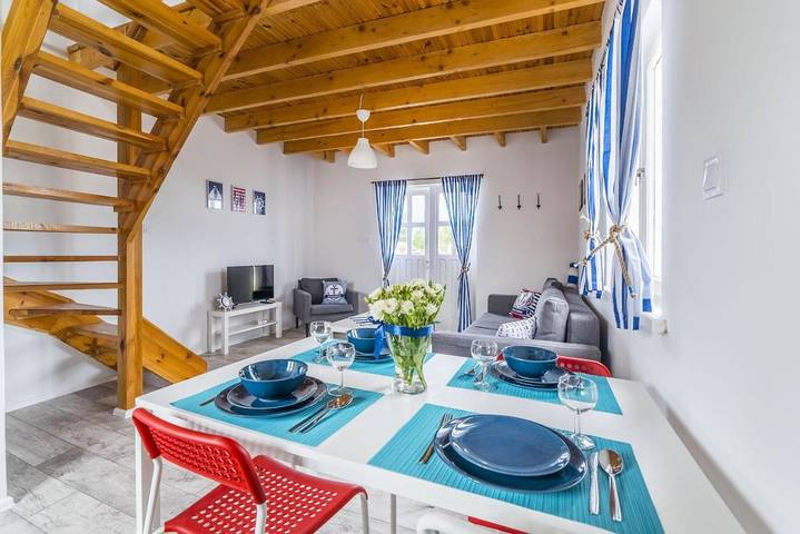 Ferienhaus für 5 Personen, mit Terrasse und Ausblick, mit Haustier