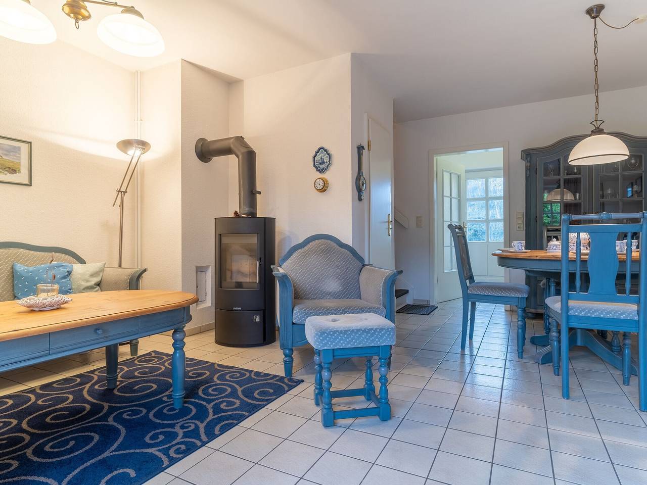 Ganze Wohnung, Apartment mit Kamin in einer Eigentumswohnung in St. Peter-Bad, St. Peter-Ording