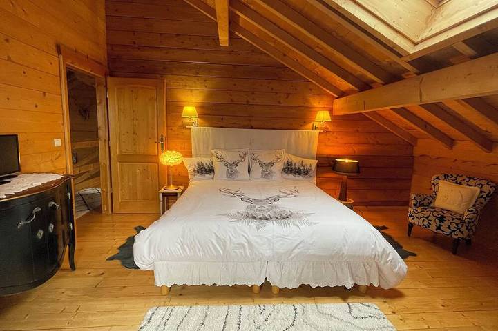 Chalet pour 6 personnes, avec jacuzzi ainsi que sauna et jardin à Foncine-le-Haut - 2