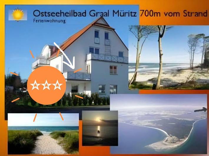 Ferienwohnung für 4 Personen, mit Balkon in Graal-Müritz