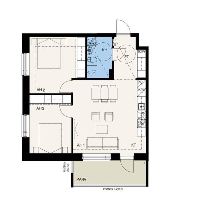 Gîte pour 6 personnes, avec vue et terrasse à Espoo - 3