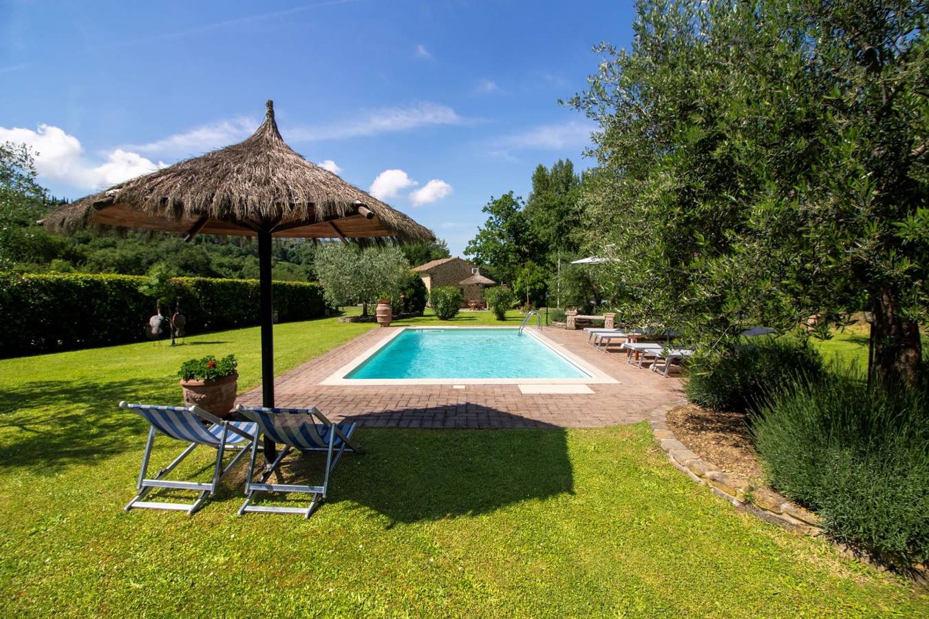 Villa für 4 Personen mit Garten in Polvano, Arezzo Provinz