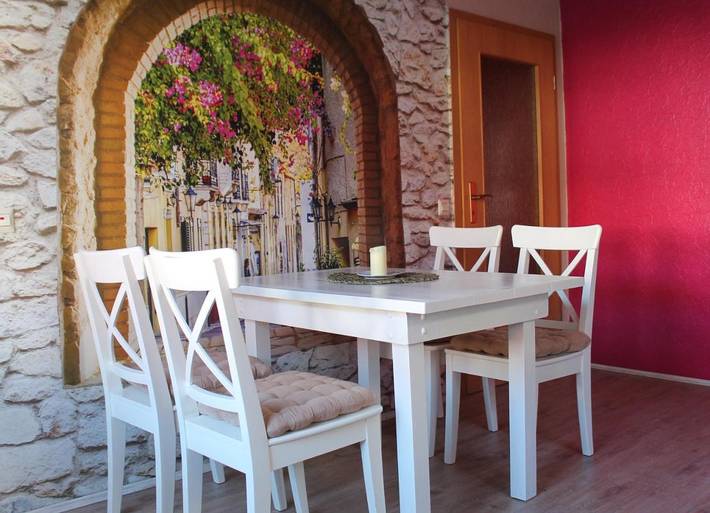 Ferienwohnung für 4 Personen, mit Terrasse und Garten in Meßstetten