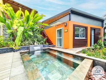 Gîte pour 2 personnes, avec jardin et terrasse aux Avirons