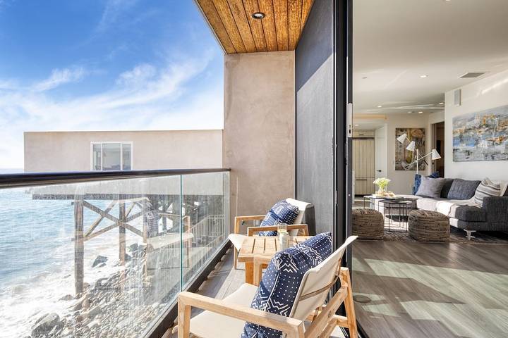 Strandhaus für 8 Personen, mit Balkon in Malibu