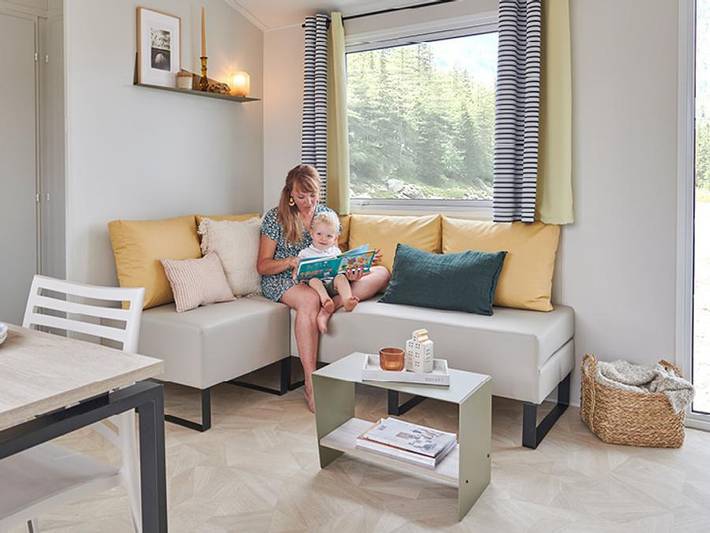 Camping Les Carolins - Mobilheim 5 personen - Premium Garten -33m² - 2 ch in Port-Bail-sur-Mer, Côte de la Déroute