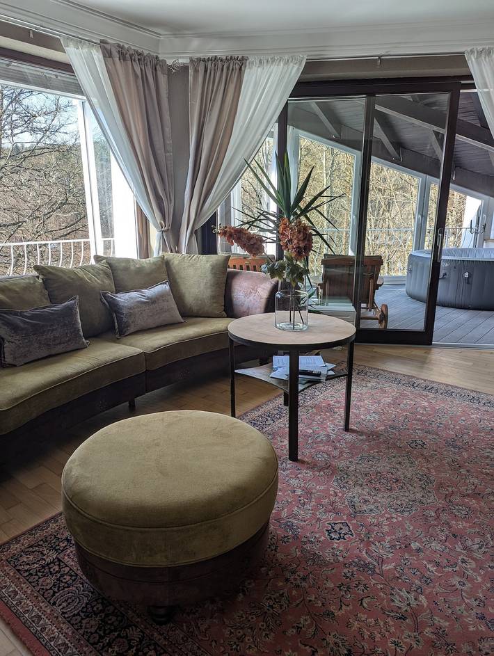 Ferienwohnung für 4 Personen, mit Garten und Whirlpool sowie Balkon, kinderfreundlich - 1