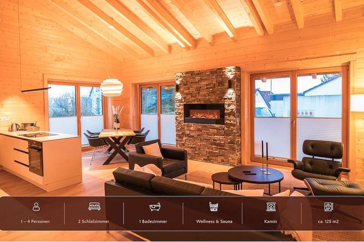 Chalet voor 4 personen, met sauna en terras - 1