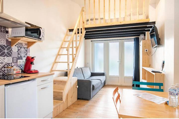 Appartement de vacances pour 4 personnes, avec jardin et terrasse
