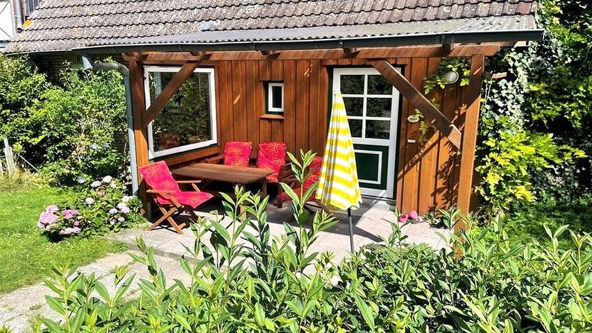 Ferienwohnung für 4 Personen, mit Terrasse und Garten, mit Haustier in Kabelhorst