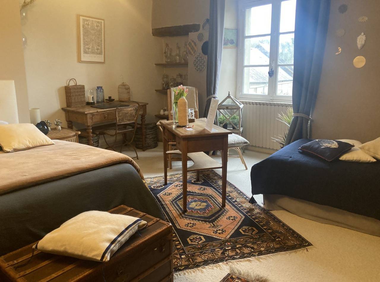 L'échappée Belle ! Maison d'hôtes / salon de thé - Chambre Gastby in Quimperlé, Région de Quimper