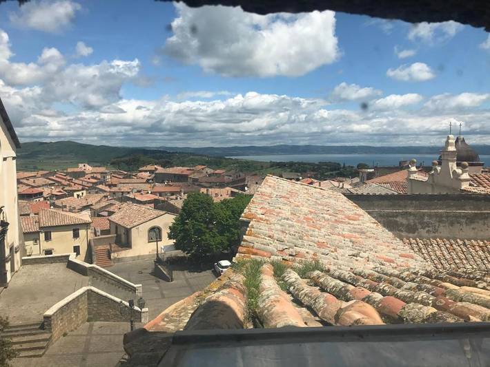 Appartamento per 3 persone, con Balcone e Terrazza nonché Panorama a Valentano