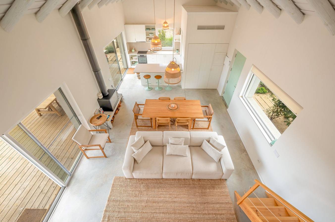 Ferienhaus für 8 Personen mit Garten in Praia do Carvalhal, Carvalhal