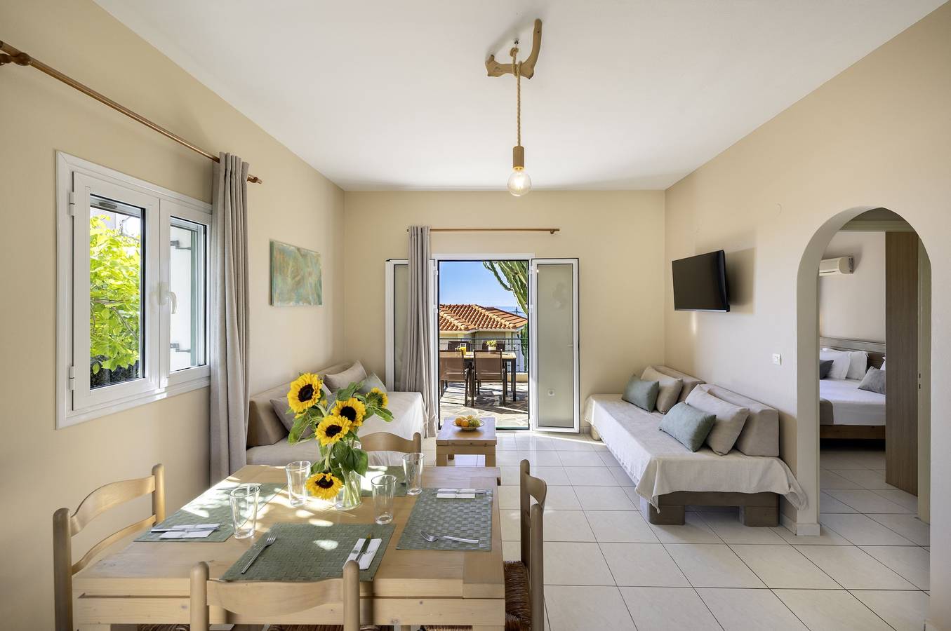 Ganze Wohnung, Villa Eirini mit Meerblick in Mousata, Kefalonia