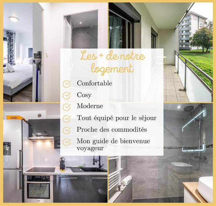 Gîte pour 4 personnes, avec balcon à Saint-Julien-en-Genevois - 4