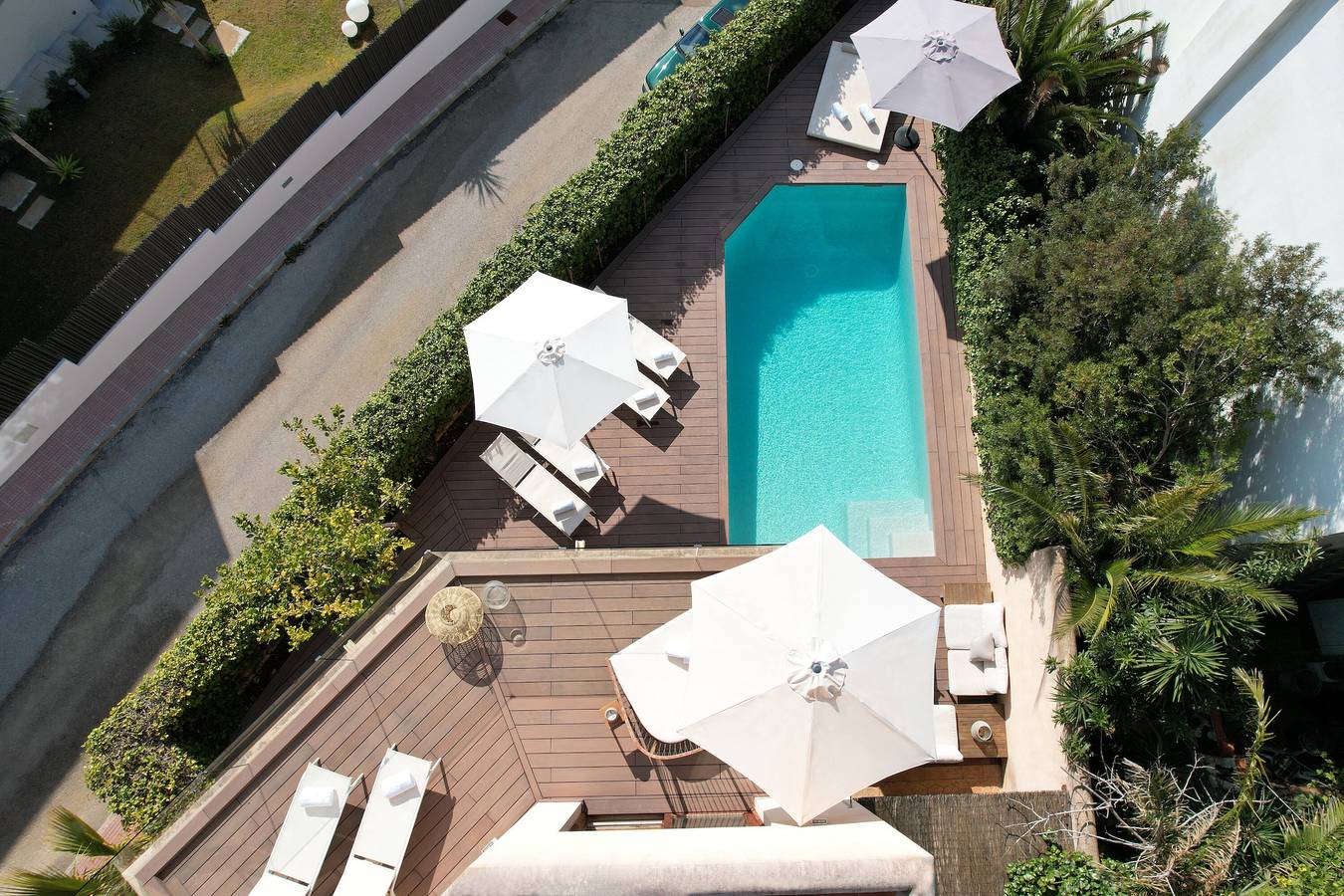 Villa 'Luxury  with Pool and Seaview' with Sea View, Wi-Fi and Air Conditioning in Cap Martinet, Santa Eulària des Riu