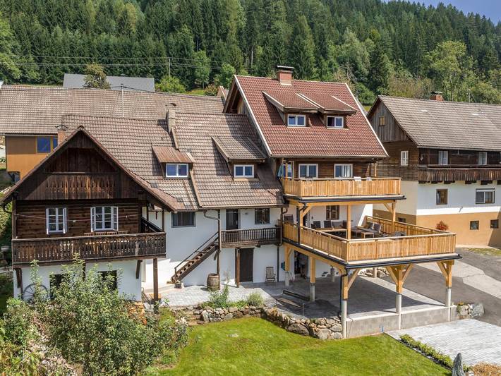 Ferienwohnung für 6 Personen, mit Balkon und Garten in Nötsch im Gailtal