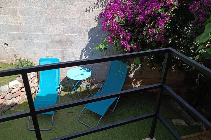 Appartement de vacances pour 4 personnes, avec jardin