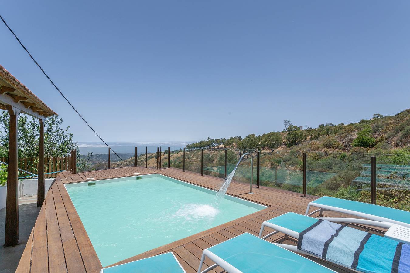 'Casa Mica' mit Bergblick, Wlan und Klimaanlage in Vega de San Mateo, Gran Canaria Nord