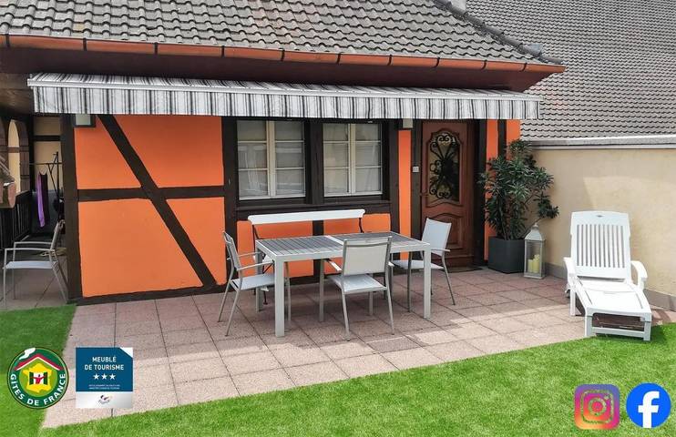 Maison de vacances pour 5 personnes, avec jacuzzi et terrasse