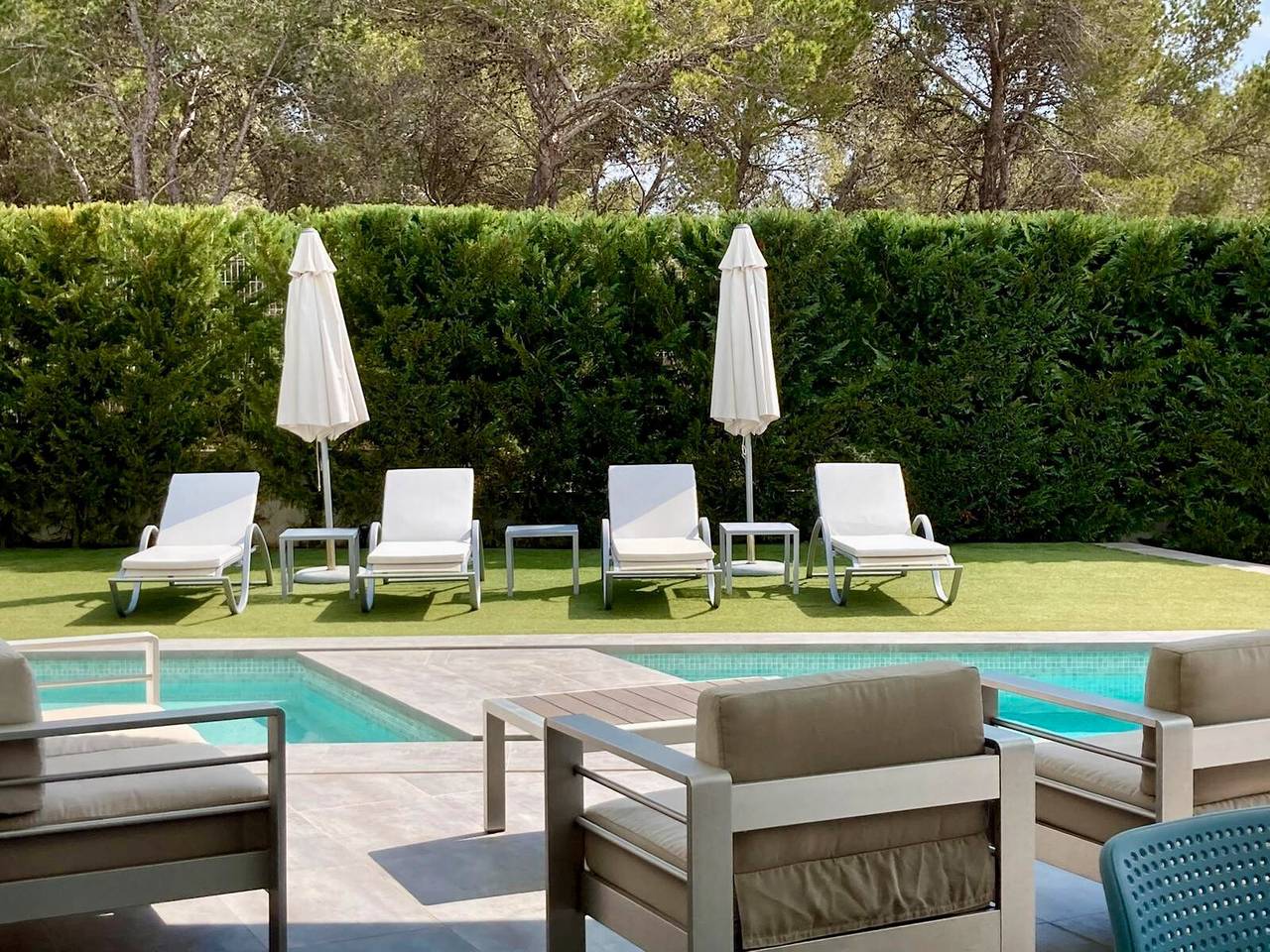 Holiday Home 'Maribiza' with Sea View, Wi-Fi and Air Conditioning in Cala Llenya, Santa Eulària des Riu