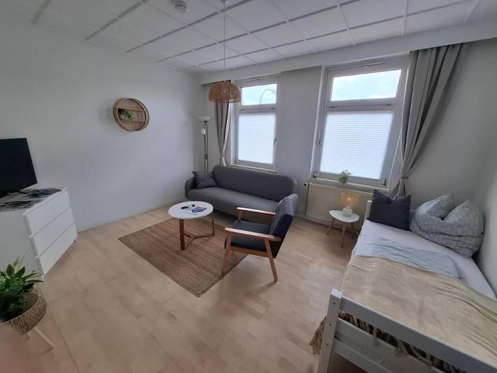 Ferienwohnung für 4 Personen, mit Balkon und Terrasse sowie Garten in Parchim
